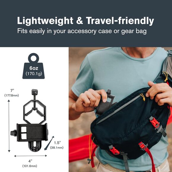 Celestron Universal Smartphone Adapter Telescope Binocular Spotting Scope - Picture 7 of 10